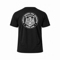 Text Logo Short Sleeve T-Shirt - Black