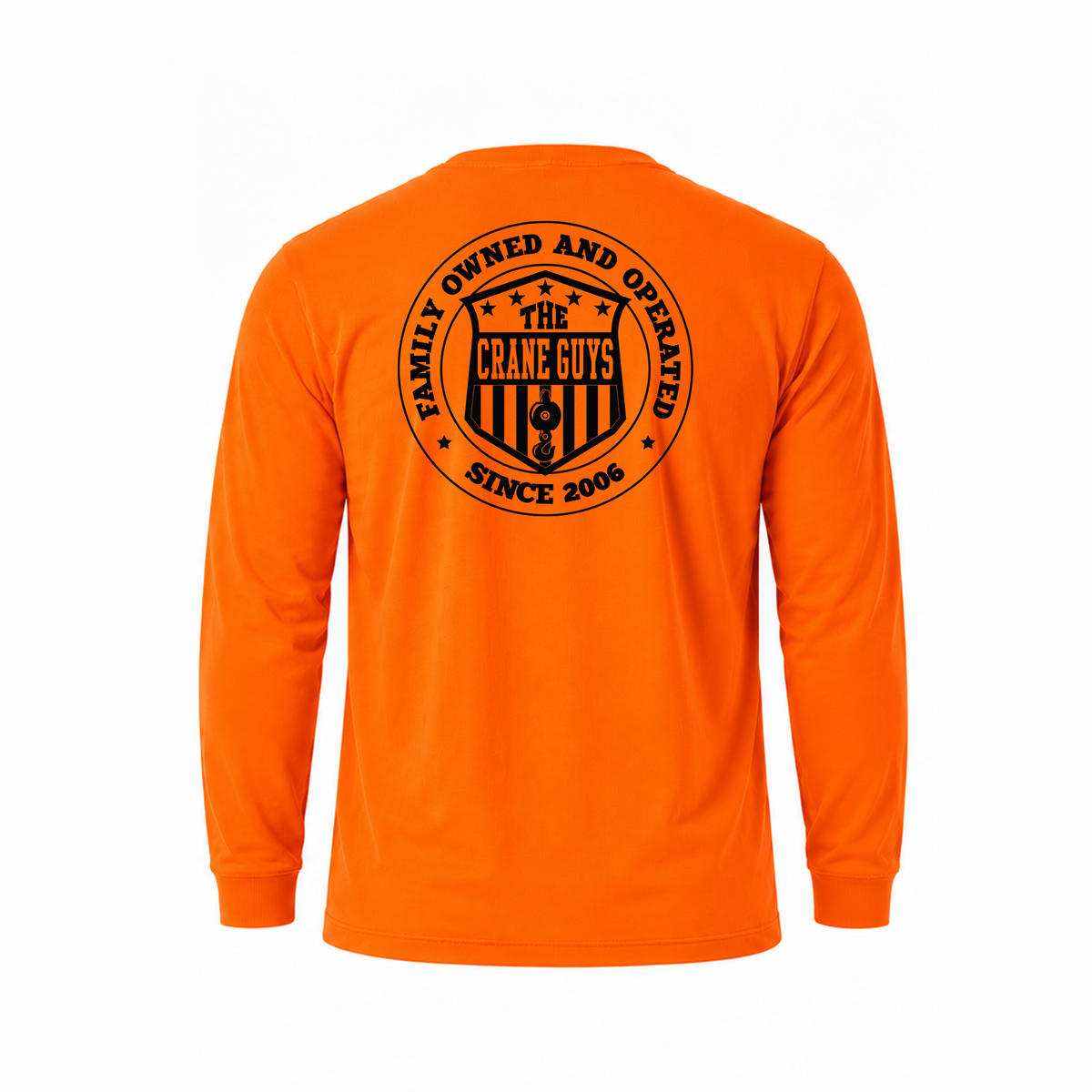 Circle Logo Long Sleeve T-Shirt - Safety Orange