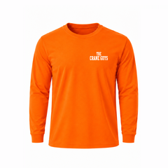 Text Logo Long Sleeve T-Shirt - Safety Orange