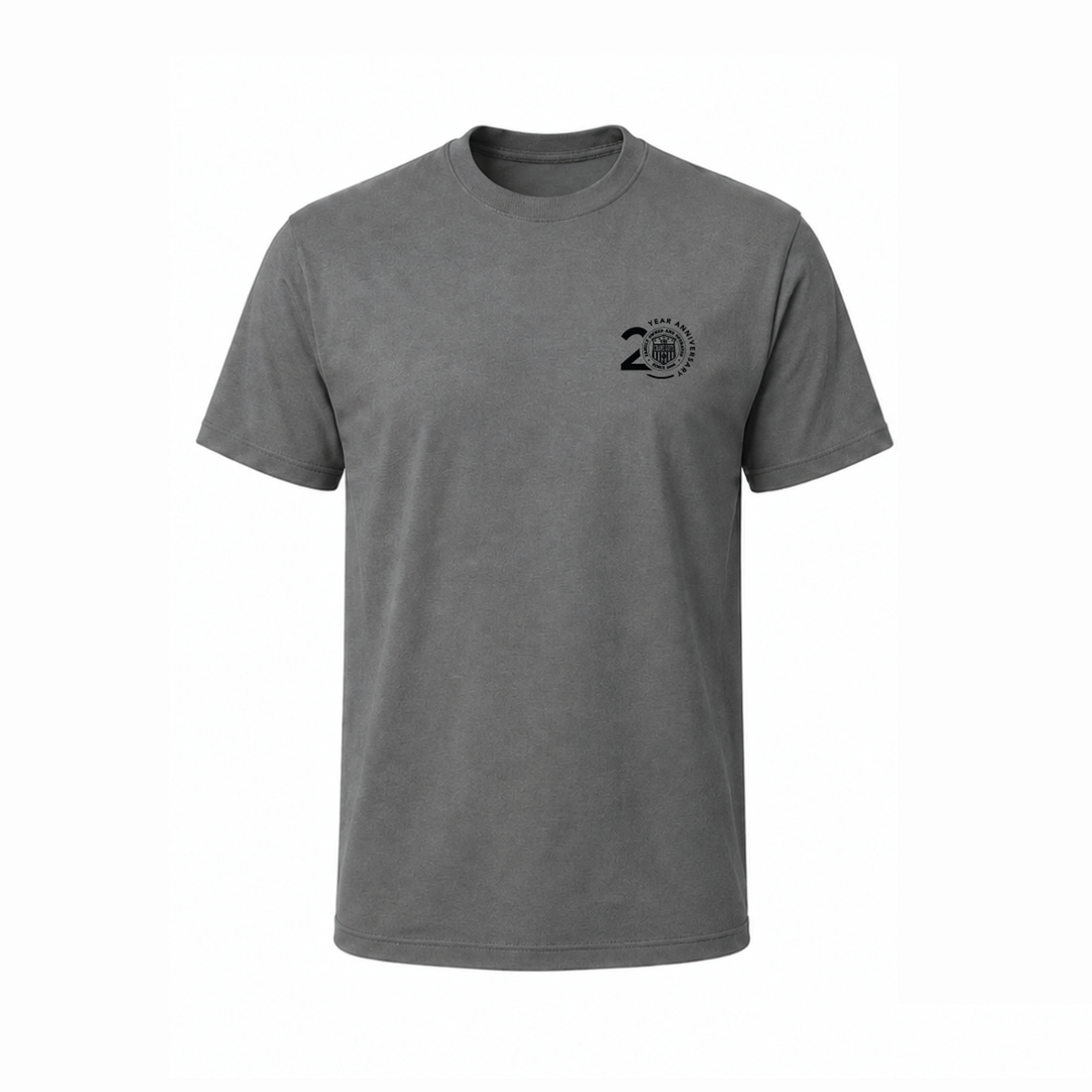 20th Anniversary Tee Charcoal
